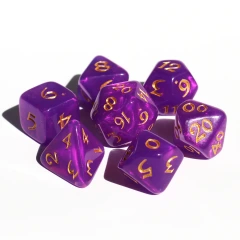 7pc RPG Set - Elessia Moonstone Calypso with Gold